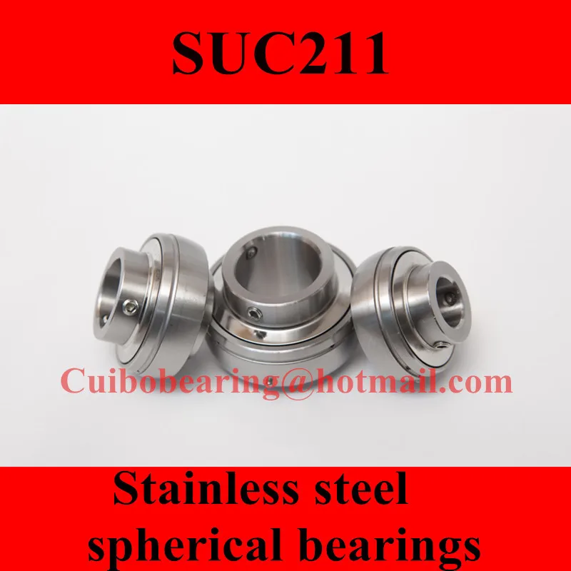 

Stainless steel spherical bearings SUC211 UC211