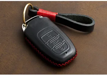 1 個新しい本革車リモートキー fob ホルダーカバーケースメタルキーホルダーポルシェカイエン用パナメーラ 971