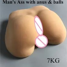 New 1:1 size 7.5 KG artificial man;s ass sex doll for women and man gay sex toys sex doll