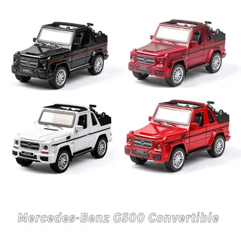 

1:32 Simulation G500 SUV Jeep AMG r Alloy Model Car Openable Sound Light Pull Back 1:32 Car Model for children Gift toys