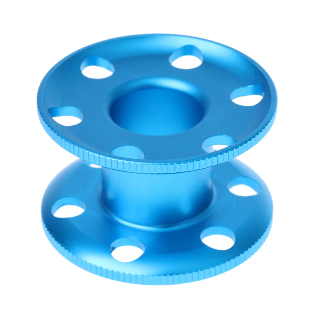 Durable Aluminum Scuba Diving Dive Finger Spool Snorkeling Guide Line Reel for Underwater Sports Accessories 