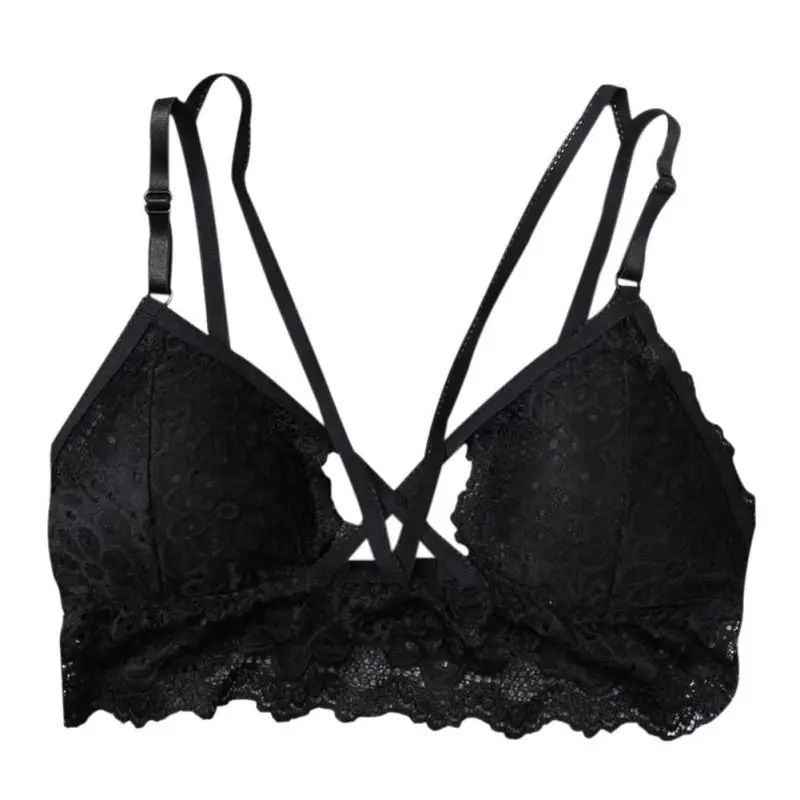 black mesh & lace delicate harness strap body wrap