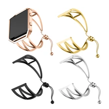 MASiKEN ремешок на запястье Браслет для Fitbit Blaze Смарт-часы модные женские браслет из нержавеющей стали браслет на запястье сменный Браслет