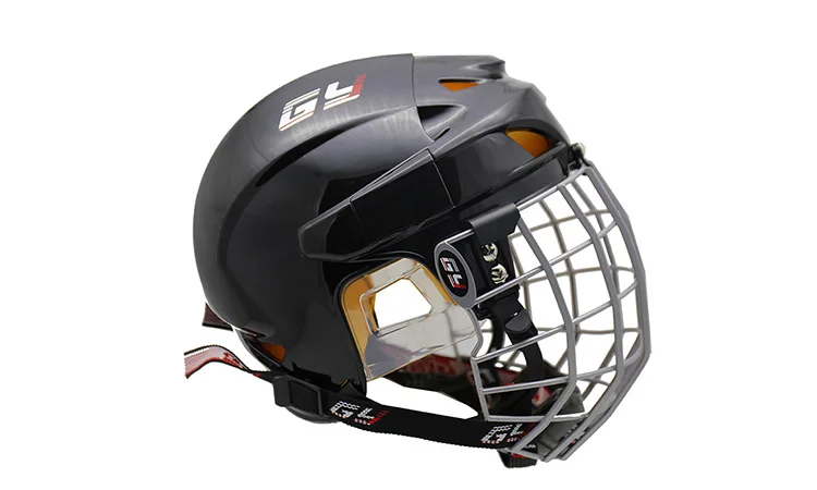 GY спортивный дизайн хоккейный шлем для взрослых CE одобренный комбо A3 сталь