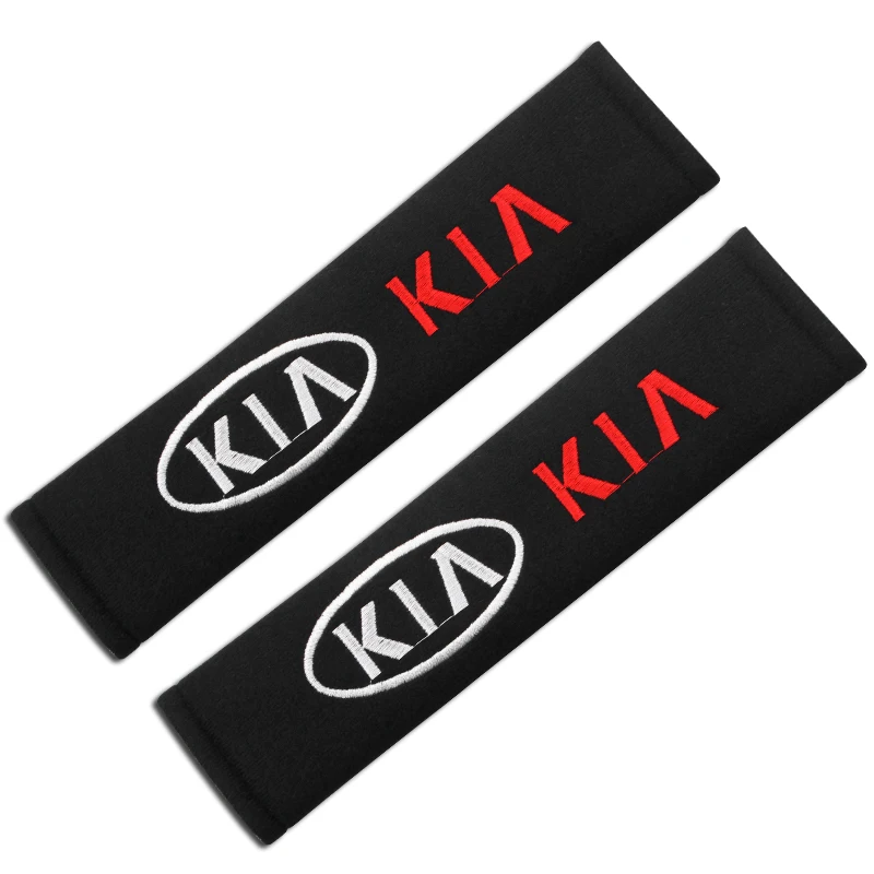Online 1X Mobil Styling Aksesoris Sabuk Pengaman Bahu Pad Truk Bantal Cover Untuk Kia Jtsl RIO Sportage R K3 K4 K5 jtsl Sorento Cerato