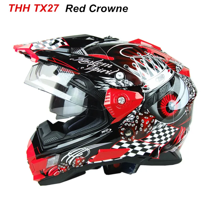 Europe America Style Off Road Motorbike Helmet Professional Cross Helmets DOT approved Double