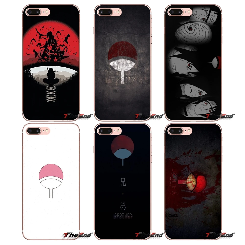 

Covers Clan Uchiha Sasuke Logo Naruto Art For iPhone X 4 4S 5 5S 5C SE 6 6S 7 8 Plus Samsung Galaxy J1 J3 J5 J7 A3 A5 2016 2017