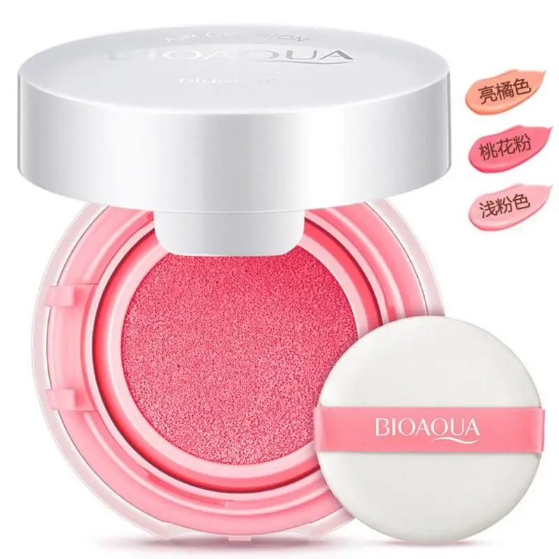 

BIOAQUA Air Cushion Blusher Palette BB Cream Makeup Mineral Blush Powder Brighten Concealer Long Lasting Foundation Beauty L