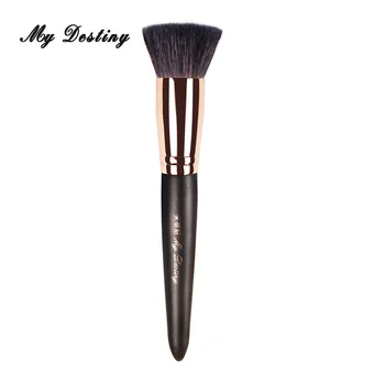 

MY DESTINY Flat Goat Hair Base Foundation Brush Kabuki Make Up Makeup Brushes Kwasten Pincel Maquiagem Brochas Maquillaje 003