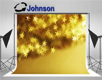 

gold bokeh star background Vinyl cloth High quality Computer print party photo backdrop