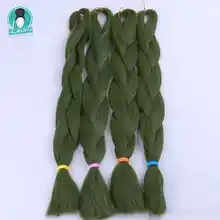 Роскошная 1 упаковка, 24 дюйма, 80 г, 60 см, в сложенном виде, серая жевательная резинка, блонд, DenimBlue, оливковый, зеленый, бензиновый, синтетическое волокно, огромные плетеные волосы