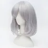 Howl's Moving Castle Sophie Hatter Short Silvery White Bob Heat Resistant Synthetic Hair Cosplay Costume Wig + Cap ► Photo 3/5