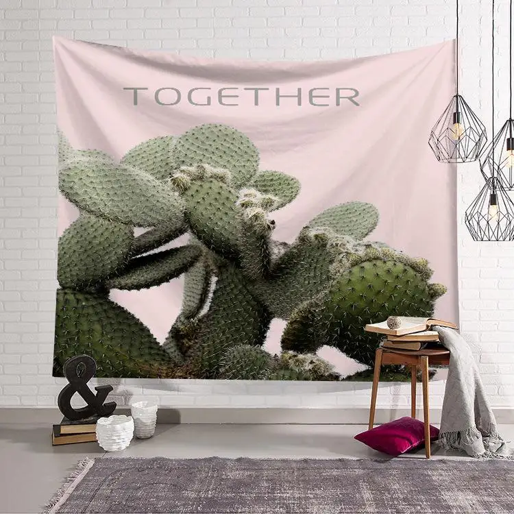 Тропический узор растений настенная ткань висящий Полиэстер Гобелен Свадебная вечеринка подарок постельное покрывало, пляжное полотенце Йога-Пикник коврик - Цвет: 4