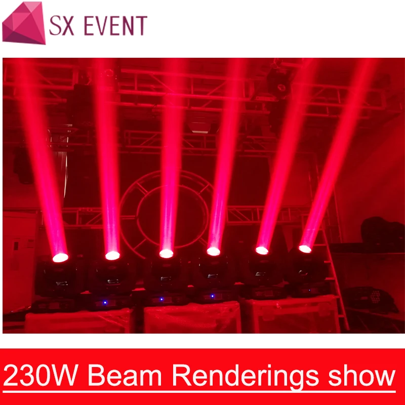 230 Вт перемещение головы Beam7R Moving Head Шарпи луч Лира 230 Вт перемещение головы луч света 230 луч 7R огни дискотеки для DJ Club