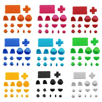 

Full Set Solid Thumbstick R2 L2 R1 L1 Trigger ABXY Buttons Mod for PS4 Playstation 4 Wireless Controller Replacement Repair Set