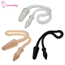Double Head Anal Plug Sex Toys for Woman Waterproof Huge Anal Plug Butt Plug Silicone Super