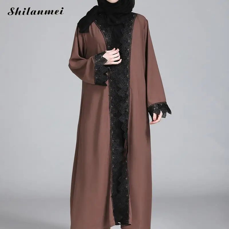 lace sleeve abaya