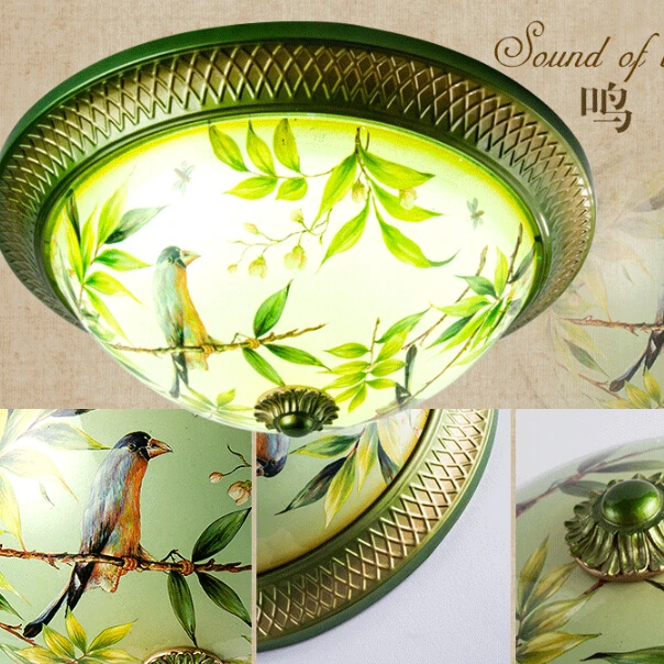 

Free shipping led ceiling panel light 12w Diameter 300mm hand painting