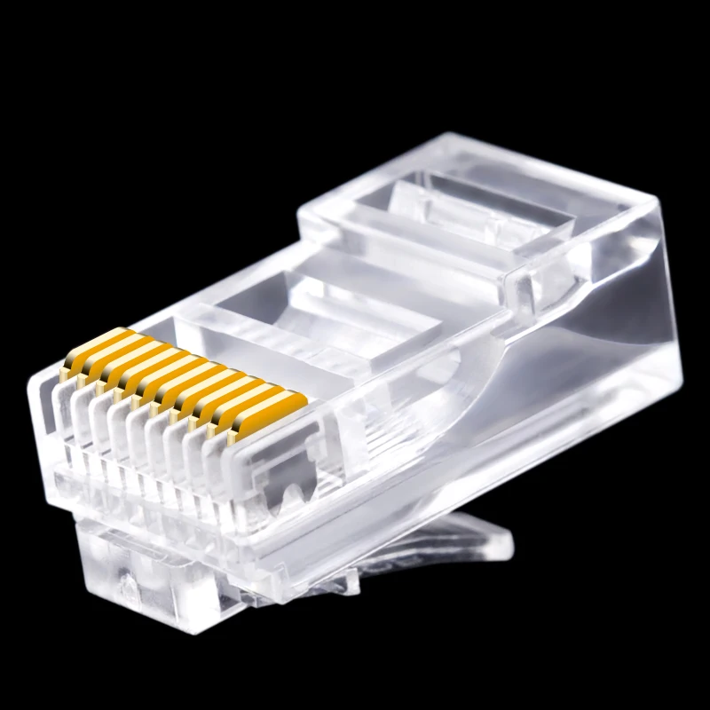 30 шт. 10P10C RJ45 RJ48 RJ50 Cat5E UTP Ethernet Соединительный сетевой модульный Кристалл