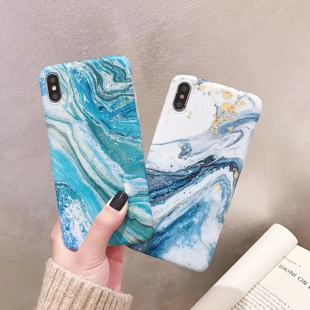 

Matte soft tpu case for iphone 6 6s7 8 Plus cover Exquisite marble figure Case for iphone x xr 10 xs max phone cases