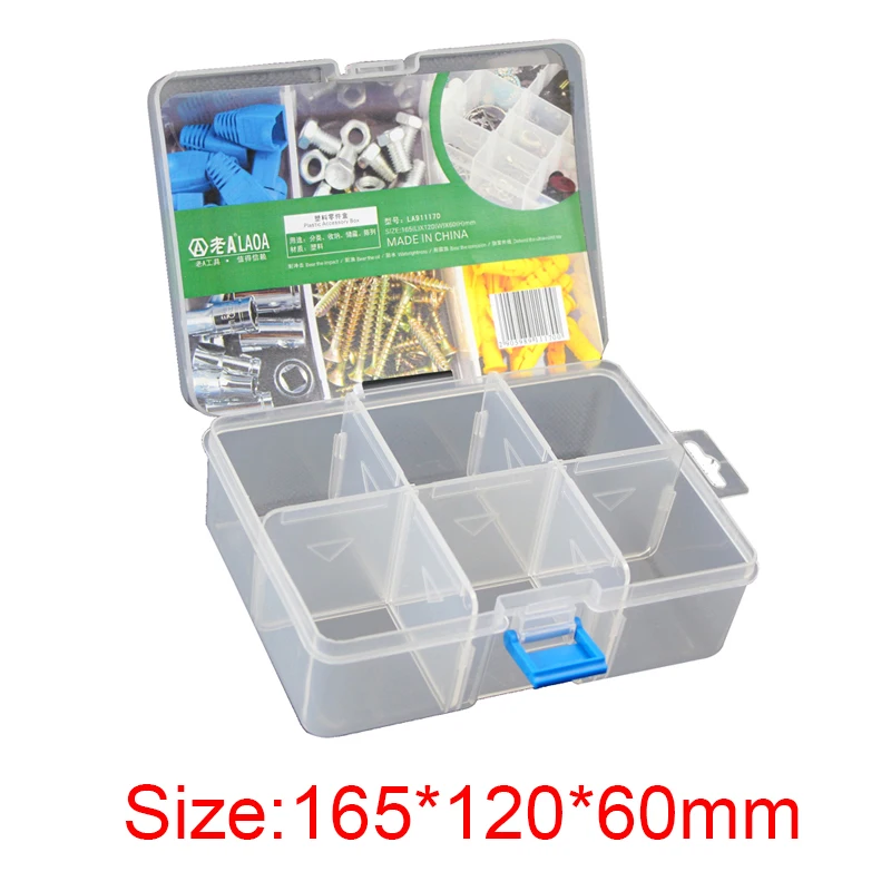 LAOA PP Storage Box Transparent Plastic Boxes for Storage Jewelry Tool Kit  Tools Case for Accessories - AliExpress