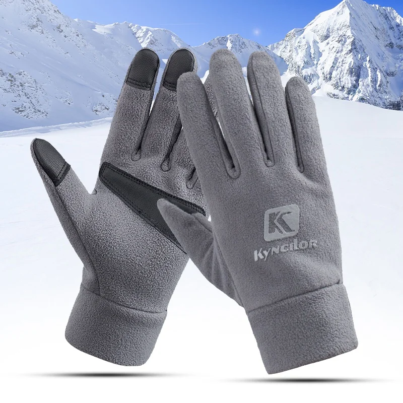 

Waterproof Fleece Men Women Ski Gloves Wind-proof Thermal Touch Screen Outdoor Sport Cycling Snowboard Gloves