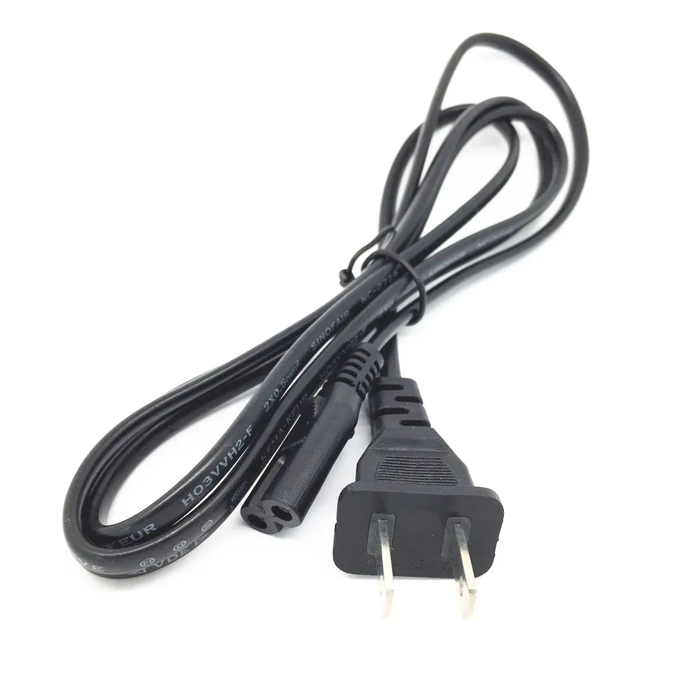US /EU Plug 2 зубец Мощность шнур питания кабель для Sony Батарея Зарядное устройство AC