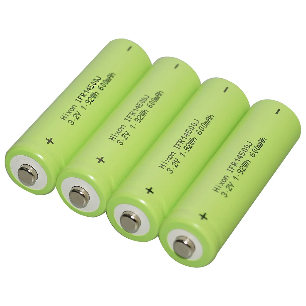 Аккумуляторная батарея Hixon LiFePo4 4 шт. 3 2 в 600 мАч IFR14500 с сертификатом UN und UL|rechargeable