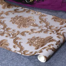 Carved Embossed Damascus decoration papel de parede 3D wallpaper for walls 3d flower wall paper mural wallpaper for living room Carved Embossed Damascus decoration papel de parede 3D wallpaper for walls 3d flower wall paper mural wallpaper for living room