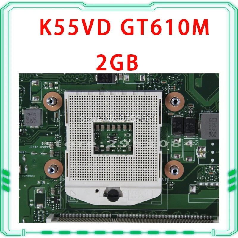 K55VD материнская плата REV 3,1 GT610M 2GB USB3.0 для ASUS K55VD материнская плата для ноутбука K55VD материнская плата K55VD тест материнской платы ОК