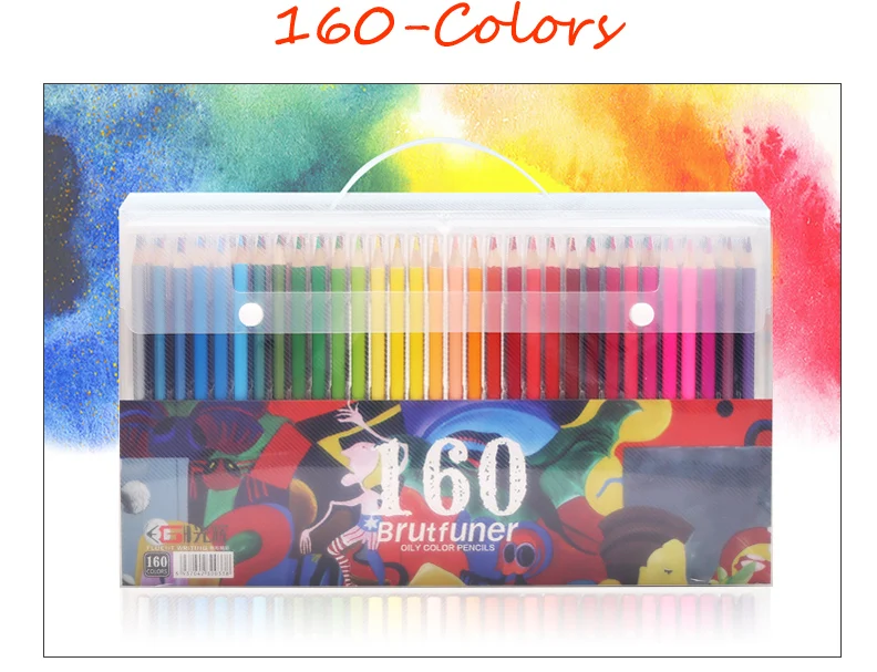 Художник фломастеры для рисования 48-72-120-Цвет масляный цветной карандаш для рисования, цветные маркеры скетч-Бук канцелярские CQ001F
