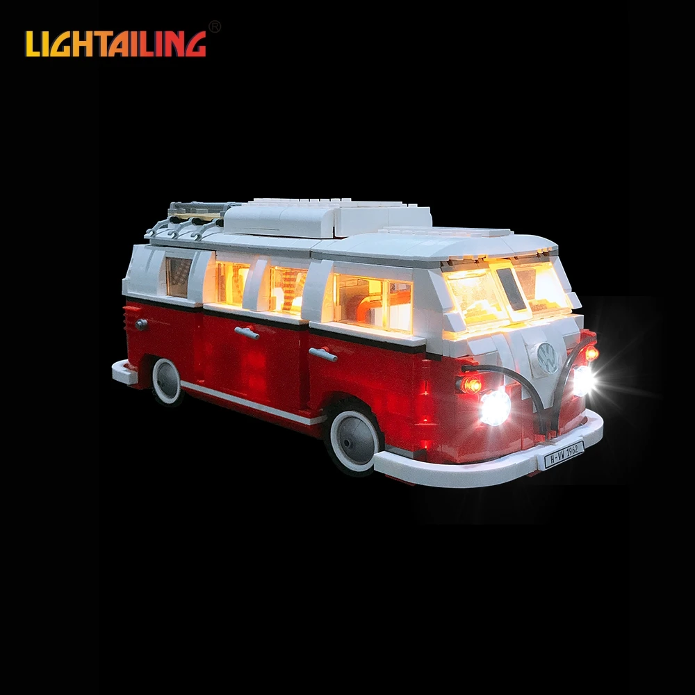 LIGHTAILING LED Light Kit For T1 Camper Van Building Blocks Toys Light Set Compatible With 10220