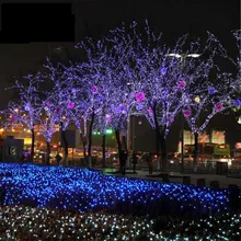10 м 100 светодиодная гирлянда на Рождественское дерево сказочная гирлянда водонепроницаемый домашний сад вечерние украшения для праздника на открытом воздухе 24 в подарок