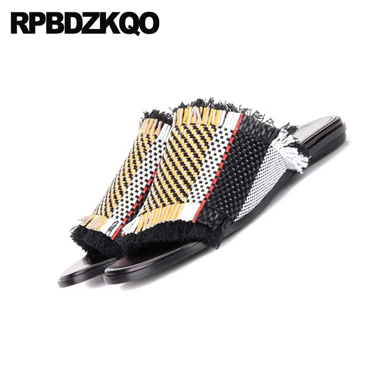 дамы насосы обувь плоские толстый слайды блок дизайнерские сандалии женщины