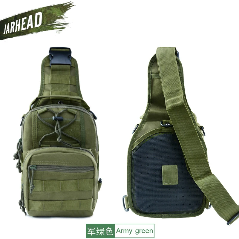 Открытый Molle сумки для альпинизма военный тактический рюкзак на одно плечо сумка спортивный рюкзак Кемпинг походная сумка дорожная сумка рюкзак - Цвет: ArmyGreen