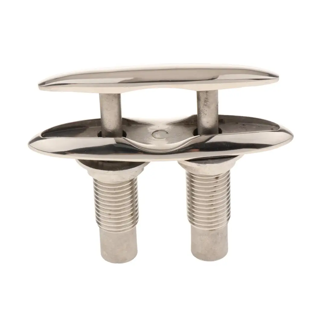 

5inch 316 Stainless Steel Pop-up/ Pull-up Flush Mount Lift Cleat for Boat Marine Yacht Hardware Highly Polished