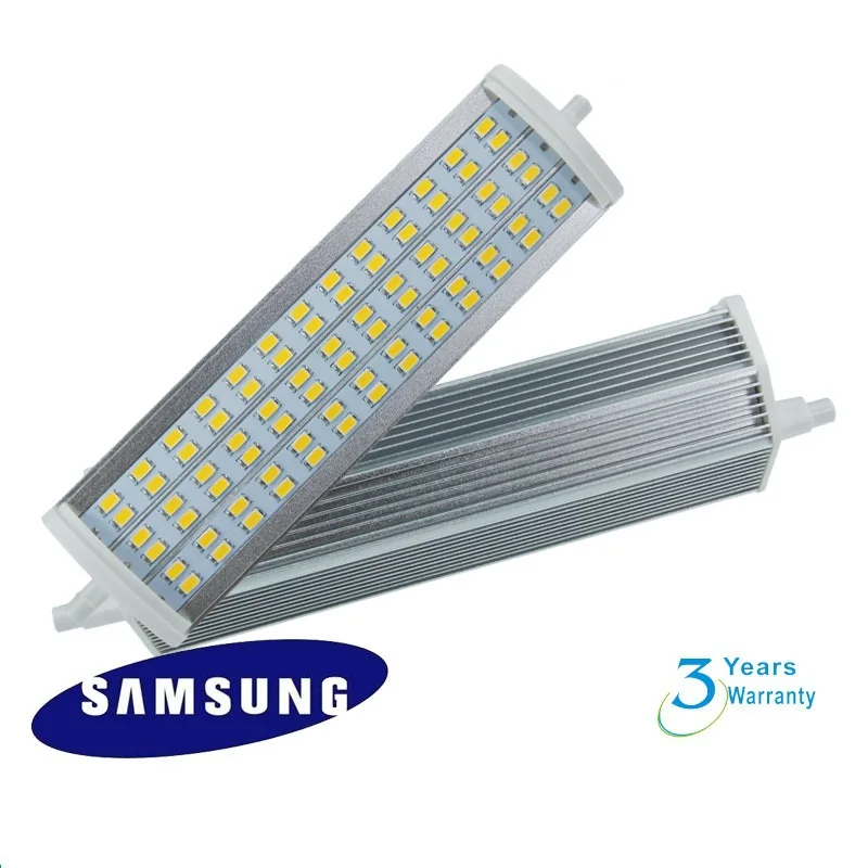 50 шт./лот 118 мм светодиодный R7S свет 15 Вт СИД 48 шт 5630SMD замены галогенной лампы 150w AC85