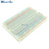 2pcs 400 Tie Points Holes Universal Solderless PCB Breadboard Mini Test Protoboard DIY Bread Board For Bus Test Circuit Board ► Photo 1/5