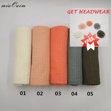 5 pcslot трикотажная ткань для новорожденных реквизит для фотосъемки корзина для фото хлопчатобумажное одеяльце аксессуары для фона