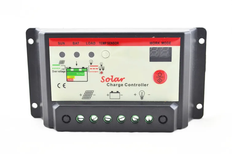 CMT12V24V10A Solar street light controller Light control and time control Solar charging and