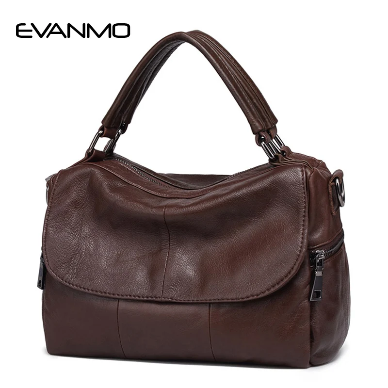 2018 Real High Quality Soft Genuine Leather Women Handbag Casual...