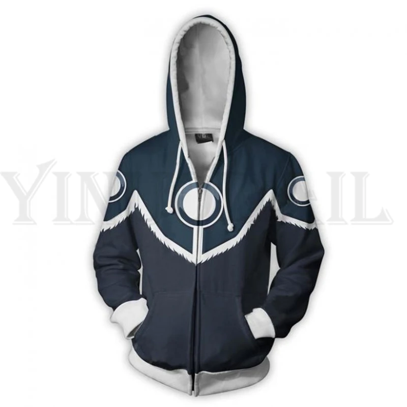

Anime Sweatshirts Men and Women Zipper Hoodies Avatar Airbender 3d Print Hooded Jacket for Boys Harajuku Streetwear Cosplay