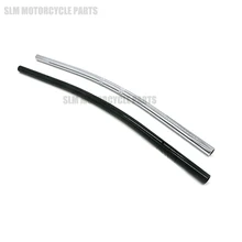 Руль мотоцикла 7/" 22 мм черная прямая планка для Honda Kawasaki Yamaha Suzuki Harley Chopper Bobber