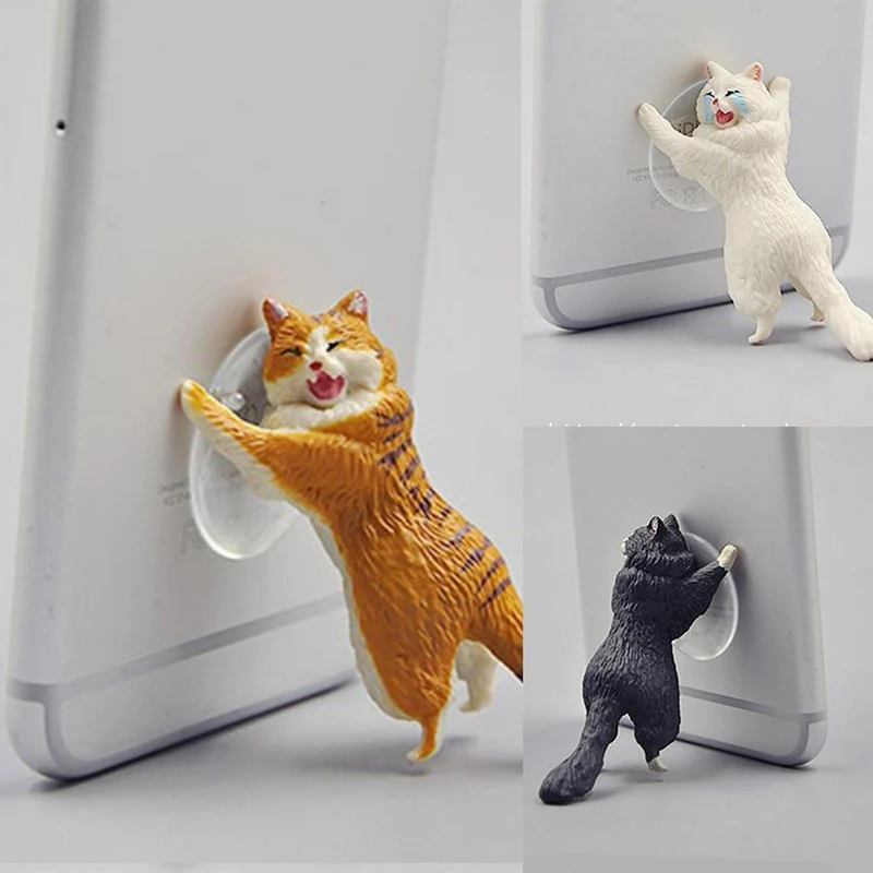 Neko Atsume Simulation Katze Tier Design Handy Halter Smartphone Stand Harz