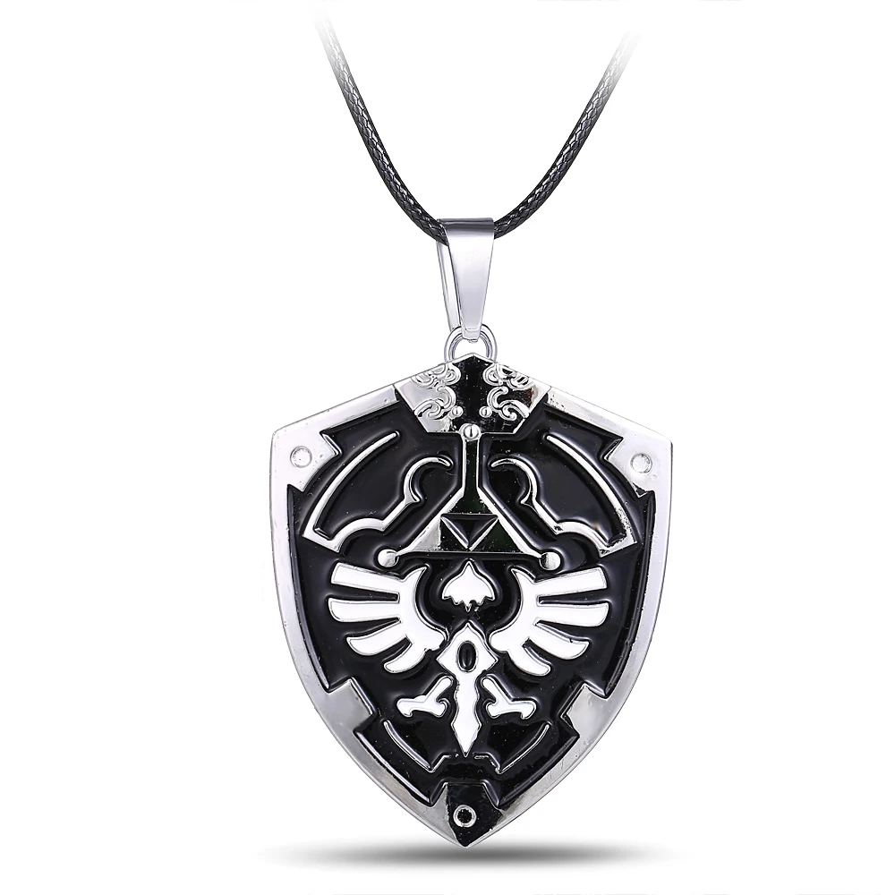 Game Series The Legend of Zelda Metal necklace shield necklace Cosplay