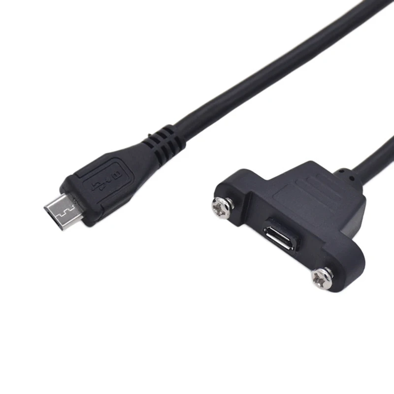 Twotro Micro USB 2 0 5-контактный штекер для подключения к гнездовые удлинительные кабели