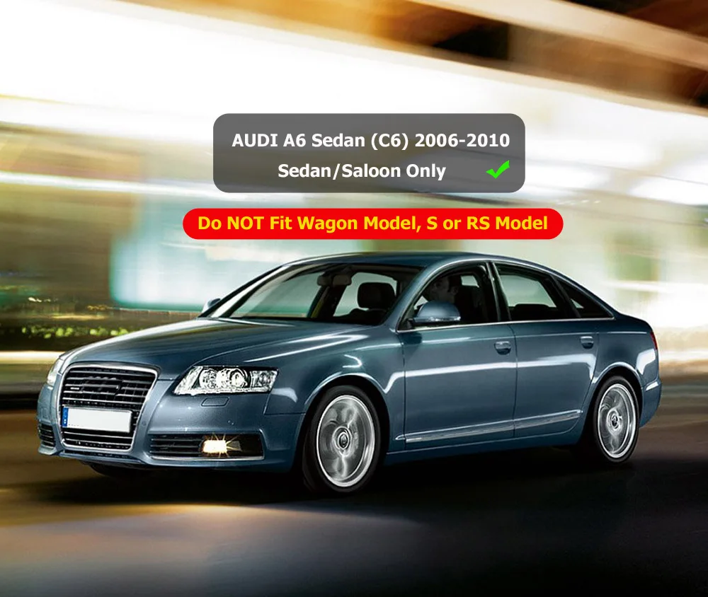 Подходит для AUDI A6 C6 2006 2007 2008 2009 2010 седан брызговик брызговики, аксессуары