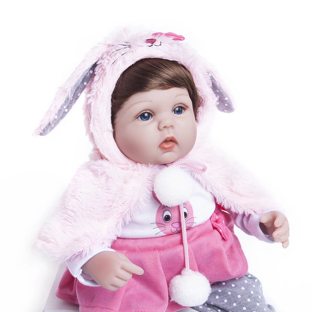 42 см Новейшие милые модные силиконовые куклы Reborn Baby реалистичные для девочек