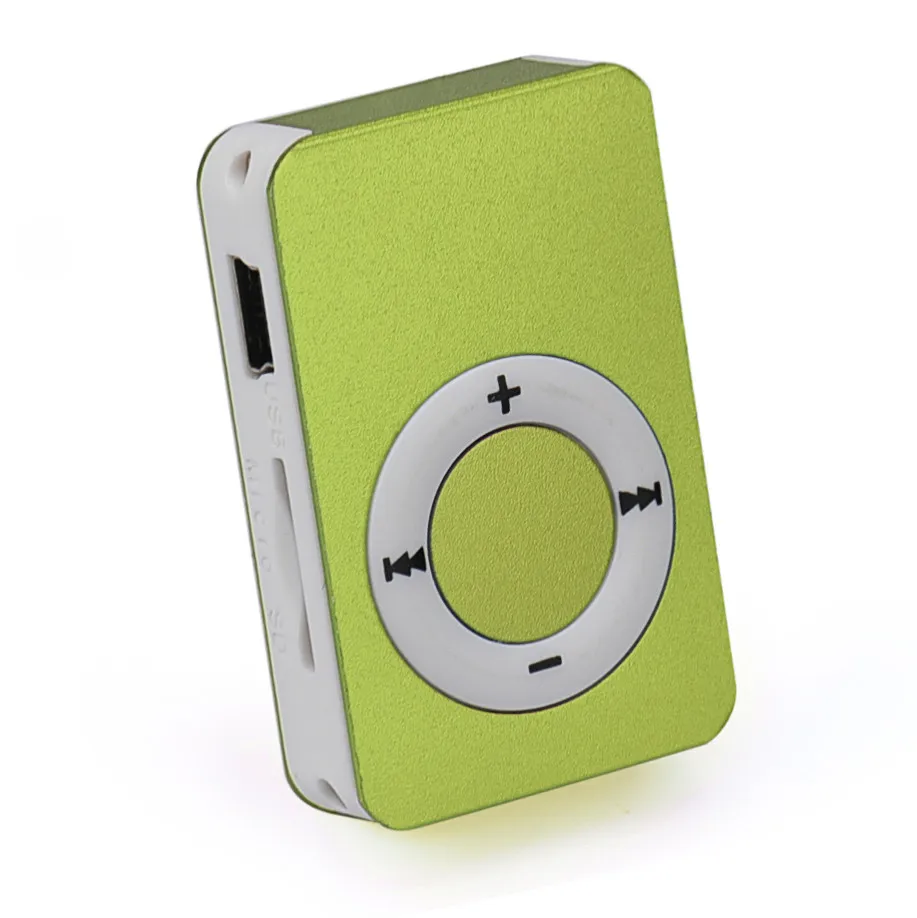Мини USB MP3 музыкальный медиаплеер портативный MP3 модули воспроизведение USB Поддержка Micro SD TF карта подарок детям Favority QIY06 D23 - Цвет: Зеленый