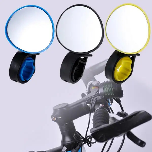 

New Universal Adjustable 360 Degree Rotate Cycling Bike Handlebar Rear View Mirror Bicycle Safe Rearview Mirror 3 Color Hot Sale